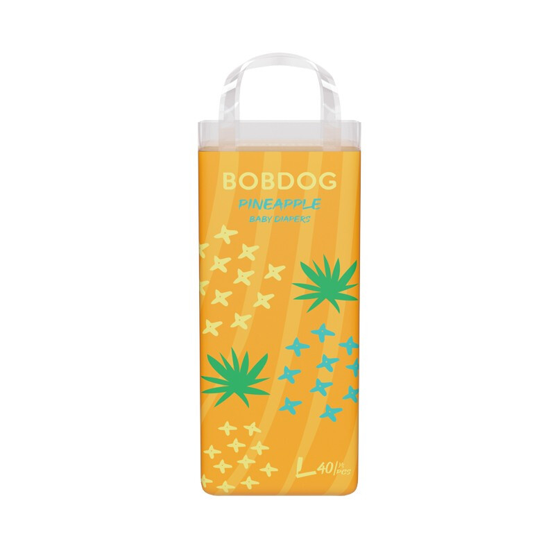 BoBDoG 巴布豆 菠萝系列 婴儿纸尿裤 L40片 22元（需买4件，共88元，需用券）