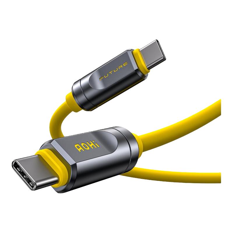 奥海 USB4全功能80/120Gbps兼容雷电5快充数据线双头typec高清8K @165Hz视频显示器