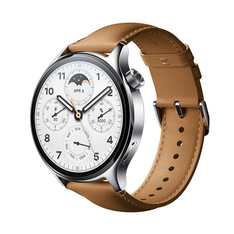 20日20点、PLUS会员：小米智能手表支持微信 Xiaomi Watch S1 Pro 不锈钢表壳 智能