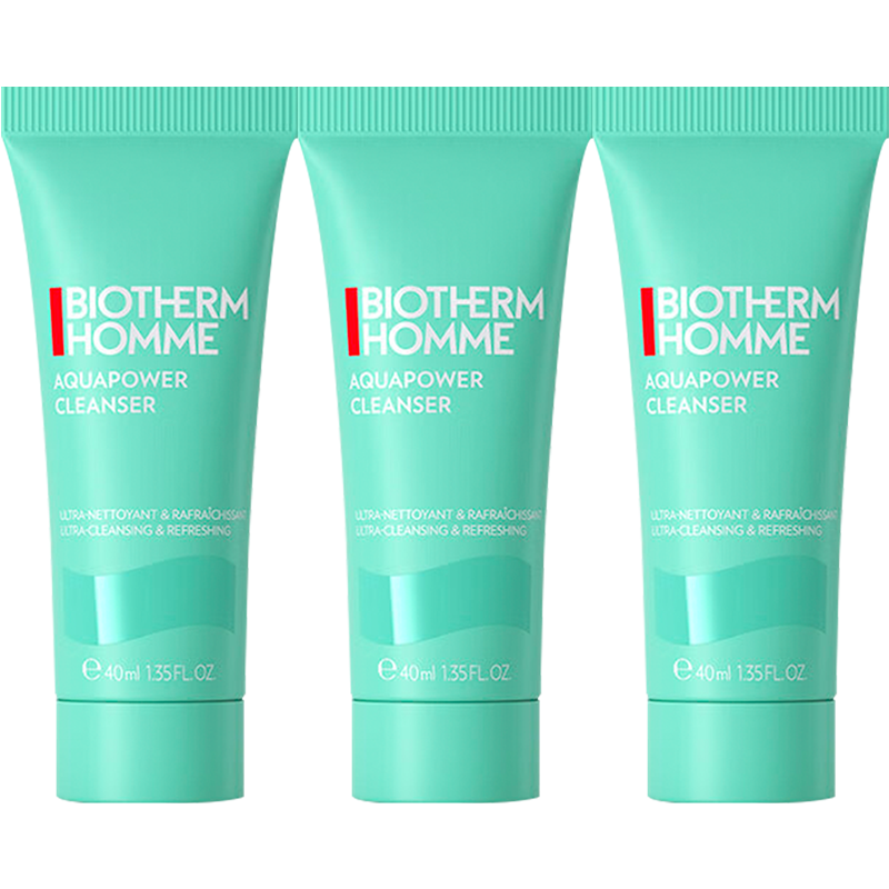 BIOTHERM 碧欧泉 男士新水动力保湿洁面 40ml*3支 ￥72.2