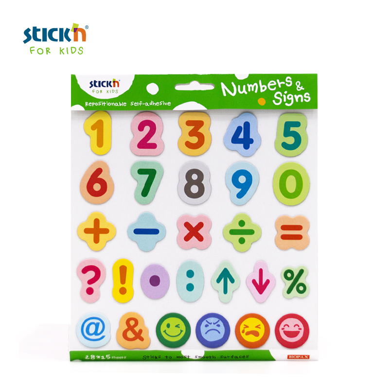 STICKN N次贴 儿童数字贴认识数字卡数学逻辑幼儿园宝宝早教启蒙认知1到10玩
