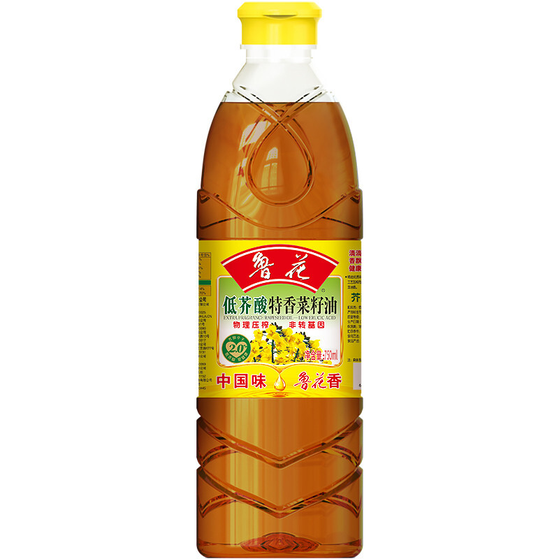 luhua 鲁花 低芥酸特香菜籽油 750ml 16.8元