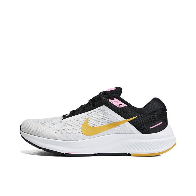 NIKE 耐克 中性跑步鞋AIRZOOMSTRUCTURE24运动鞋DA8570-106白黑色 449元（需用券）