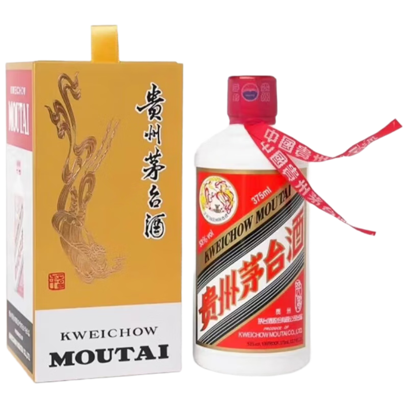 茅台 飞天巽风 53° 酱香型 375mL 1瓶 1259元(需领券)