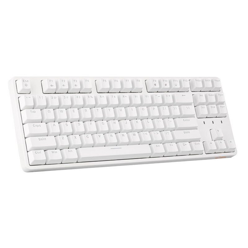 irok 艾石头 Fe-87 87键 有线机械键盘 白色 国产红轴 无光 99元