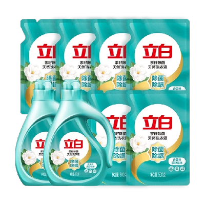 88vip：立白洗衣液1kg×2瓶+500g×6袋 29.8元（需福袋）