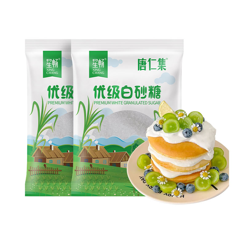 星光集团 优级白砂糖400g*2包装 券后6.9元