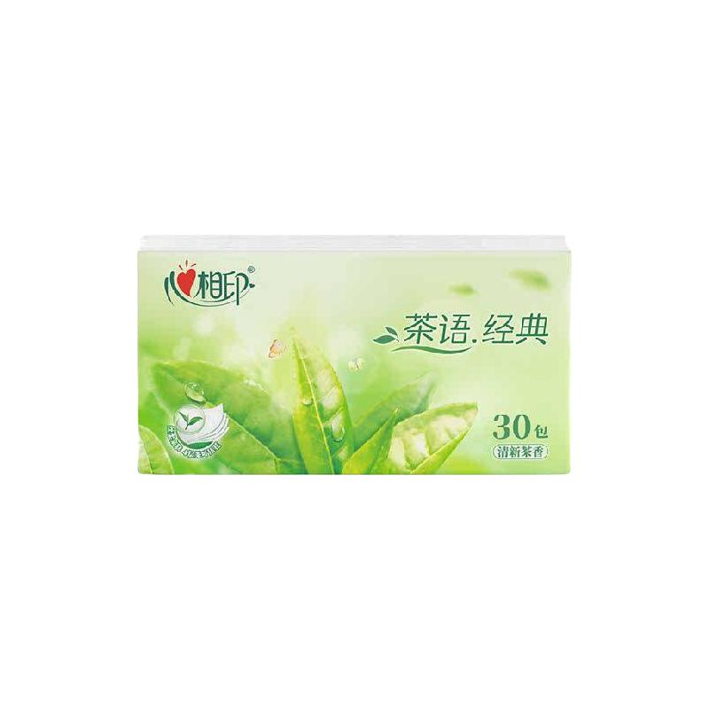 88VIP：心相印 茶语经典茶香味手帕纸4层6片30包小包便携纸巾餐巾纸卫生纸 8.