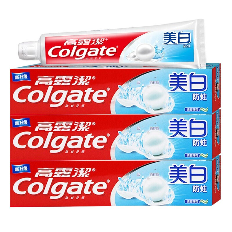 Colgate 高露洁 牙膏草本含氟牙膏140克*3支 10.1元