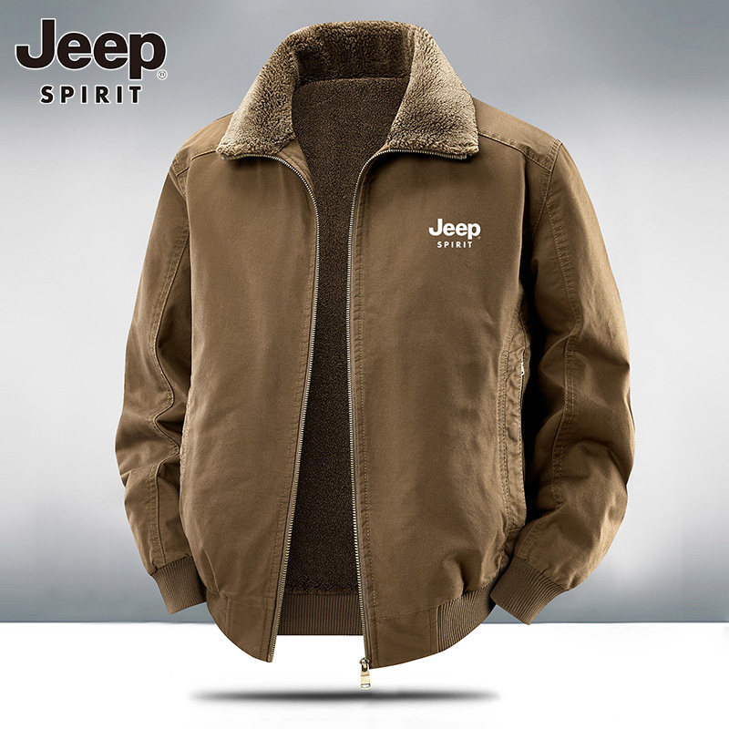 吉普 男士羊羔绒外套 TM-JEEP-YHD-2508# 238元
