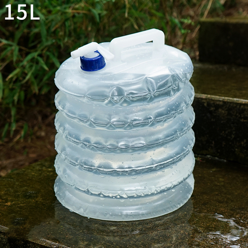 木丁丁 户外水桶 野餐大容量折叠旅行家用大号水袋 15L 19.9元