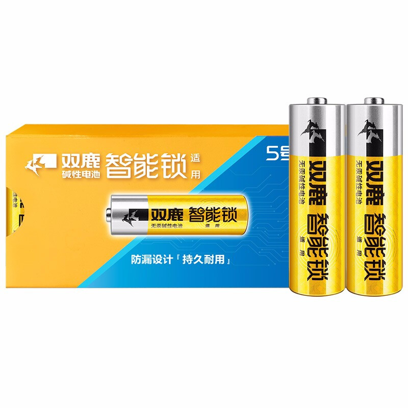 双鹿 LR6/AA 5号碱性电池 1.5V 2950mAh 40粒装 82元