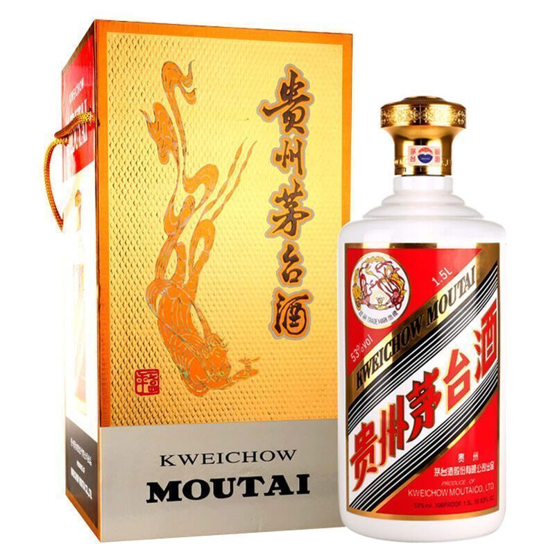 移动端：MOUTAI 茅台 飞天茅台 53%vol 酱香型白酒 1500ml 单瓶装 8063.55元