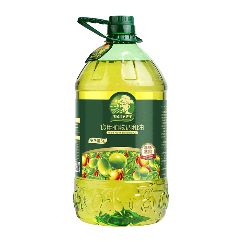 88VIP：探花村 山茶橄榄食用植物调和油 5L 1桶 75.91元