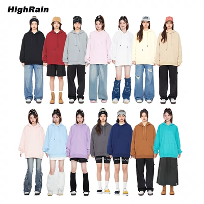 HIGH RAIN加绒款连帽卫衣 9.99元（需领券）（部分地区需加5元运费）