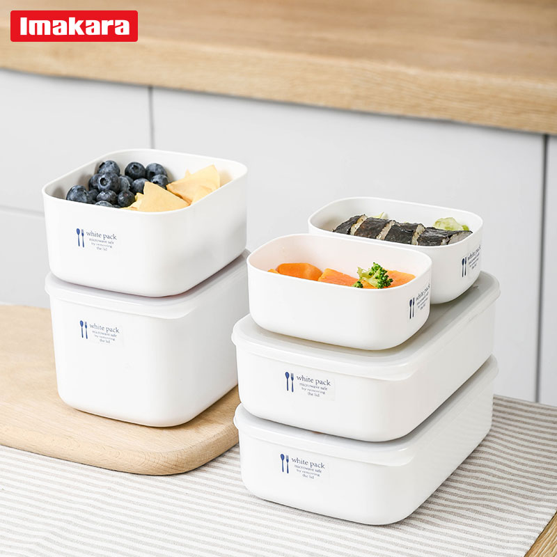 Imakara 厨房冰箱密封收纳盒 280ml*2 学生饭盒 可微波炉 26.9元（需用券）