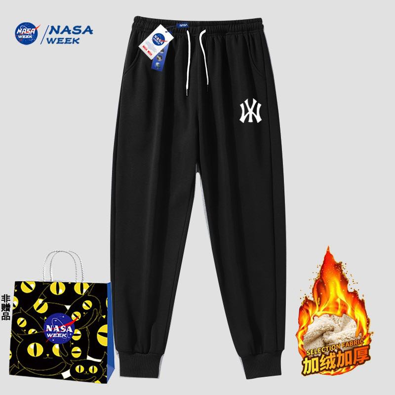 NASA WEEK 运动休闲裤纯棉男女加绒 18.89元（需用券）