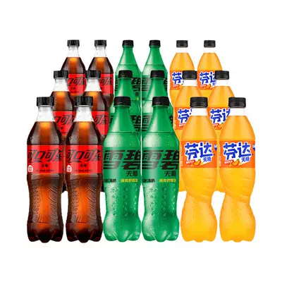 Coca-Cola 可口可乐 无糖零度可乐雪碧芬达500ml18瓶 31.8元