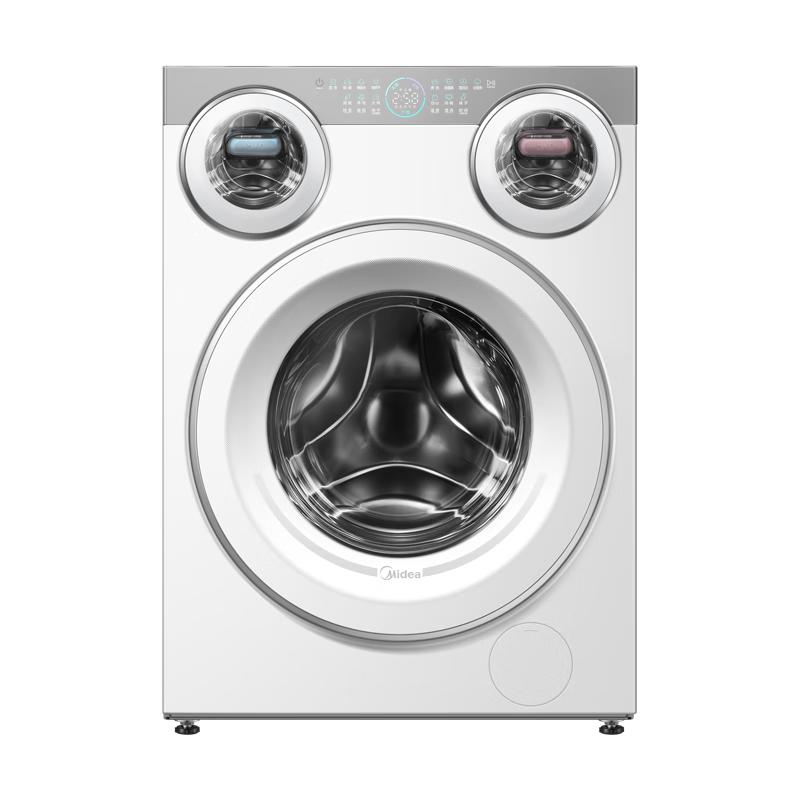 美的 可爱多系列 MD11DDEX 洗烘一体机 11kg 海盐白 3707.48元
