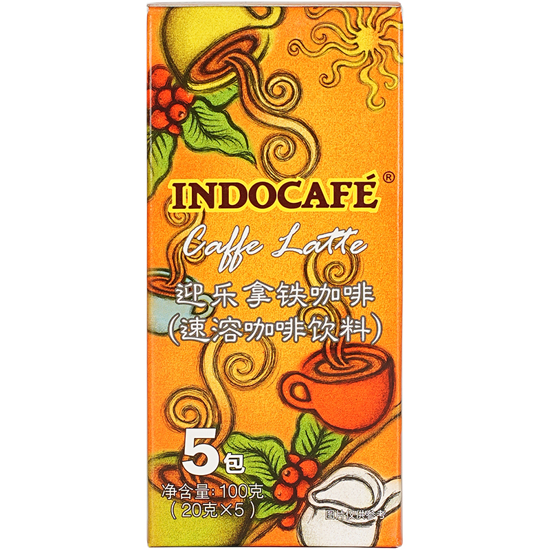 INDOCAFE 迎乐咖啡速溶咖啡粉 18g*5袋装 5.9元（需用券）