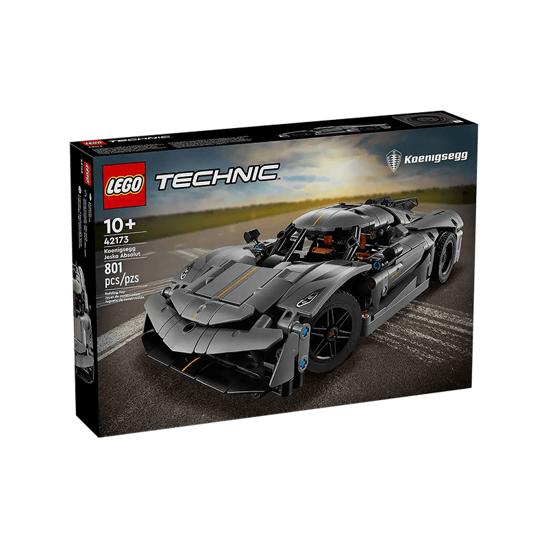 乐高 LEGO 机械组系列 42173 柯尼塞格灰色超跑赛车拼搭积木 313元