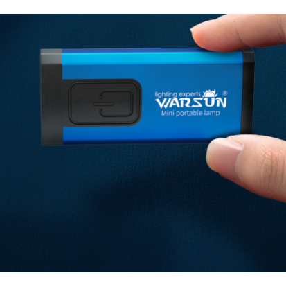 WARSUN 沃尔森 688蓝色手电筒强光充电小型EDC户外 23.22元