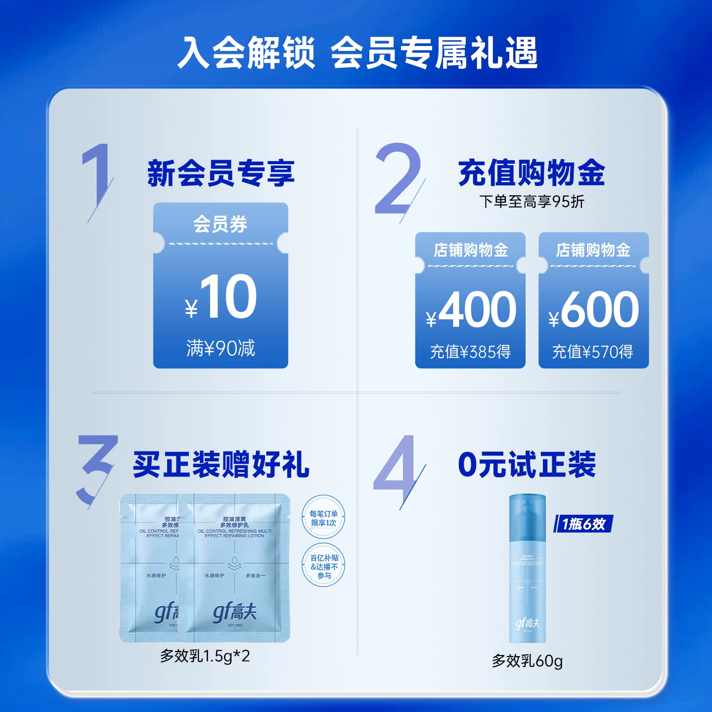 高夫 男士竹炭净源控油泡沫洁面乳100g 13.23元 - 线报酷