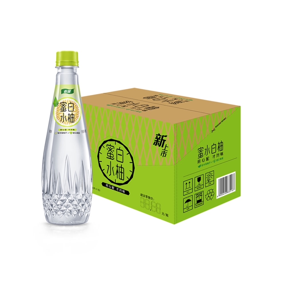 C'estbon 怡宝 蜜水白柚 水果饮料 480ml*15瓶整箱装 （蜂蜜+柚子果汁饮料） 24.31