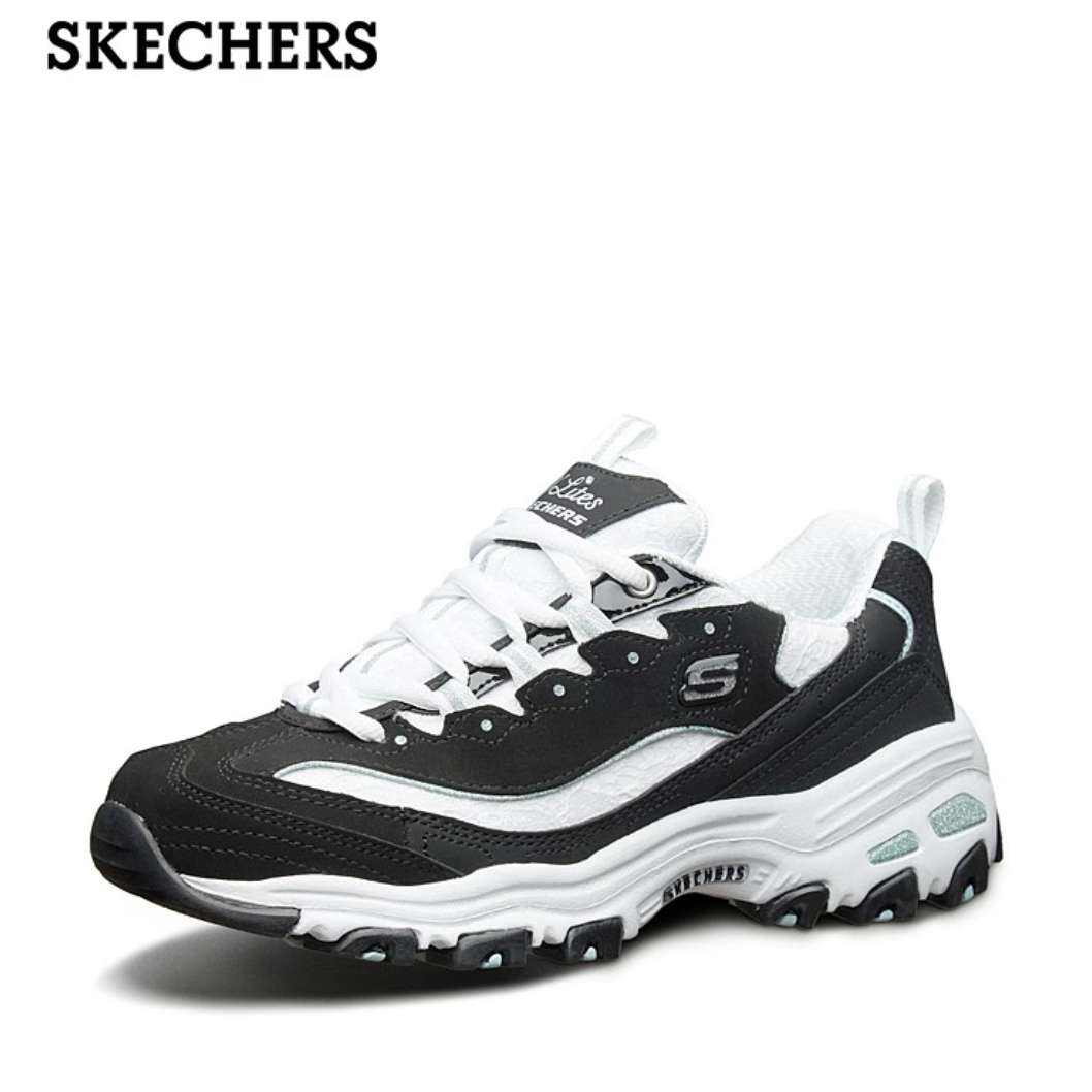 双11狂欢、再降价、PLUS会员: 斯凯奇（Skechers）女鞋秋冬经典熊猫鞋百搭厚底