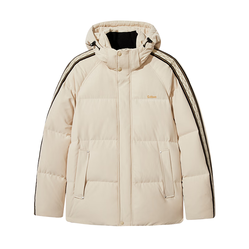 卡宾 三防桃皮绒羽绒服 亚麻色05 L 187.55元