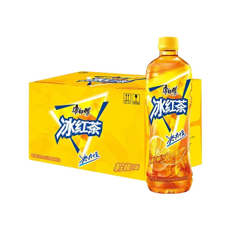 康师傅 经典冰红茶柠檬味500ml*15瓶 整箱装 25.72元（需买3件，需用券）