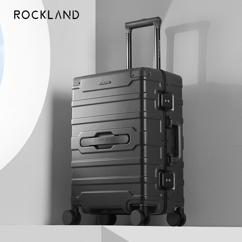Rockland 美国Rockland魔方铝框硬箱行李箱男女万向轮拉杆箱露营旅行箱 333元