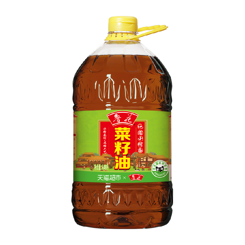 鲁花 地道小榨香菜籽油6.08L食用油非转基因 ￥109.9