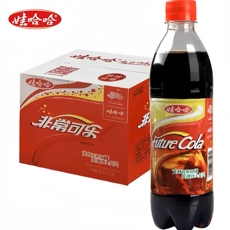 娃哈哈 非常可乐 500ML*12瓶 29.9元（需用券）