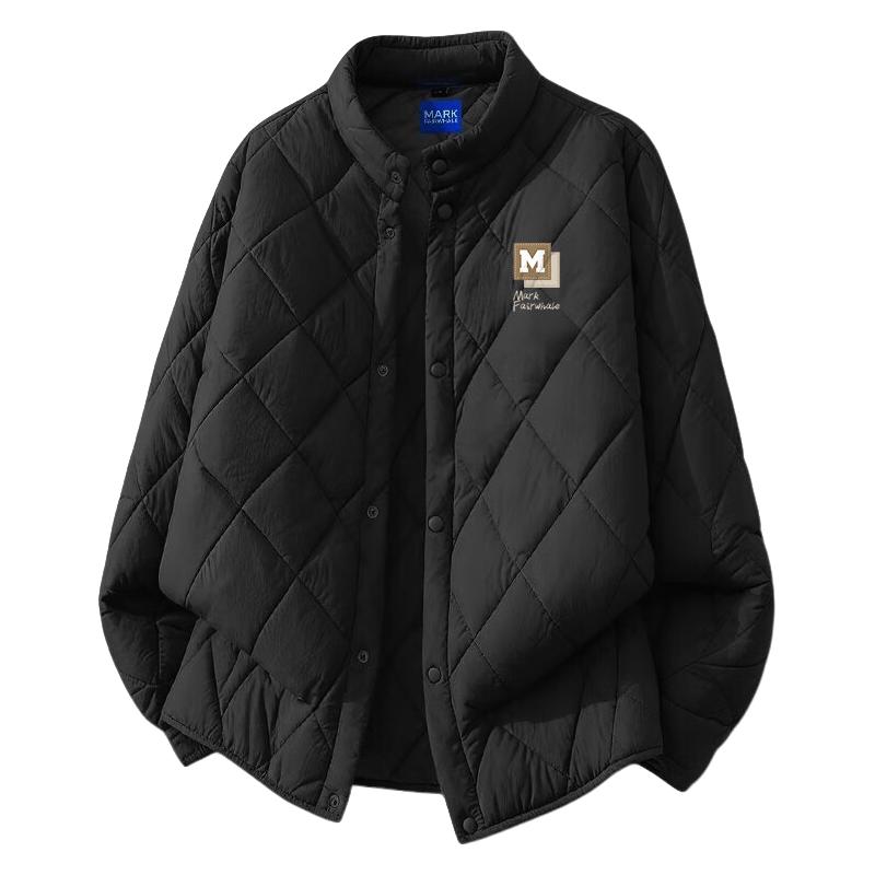 马克华菲 秋冬季菱形格立领棉服 92.41元（需用券）