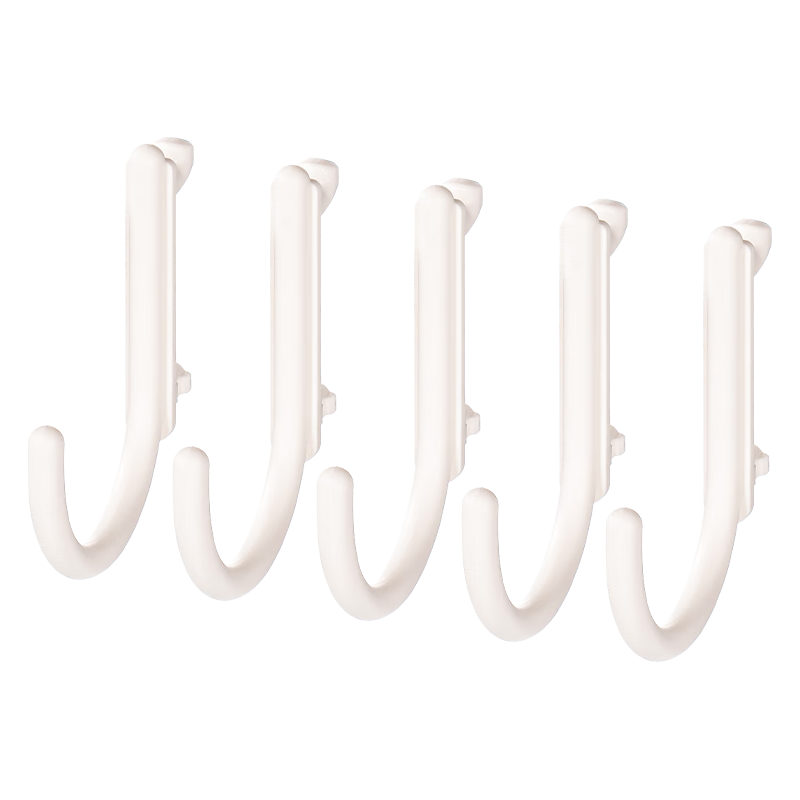 得力 XDM54 收纳洞洞板 免钉置物架 5支U形挂钩 3元