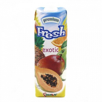 保加利亚进口 Fresh premium 鲜芬牌 热带水果汁1L