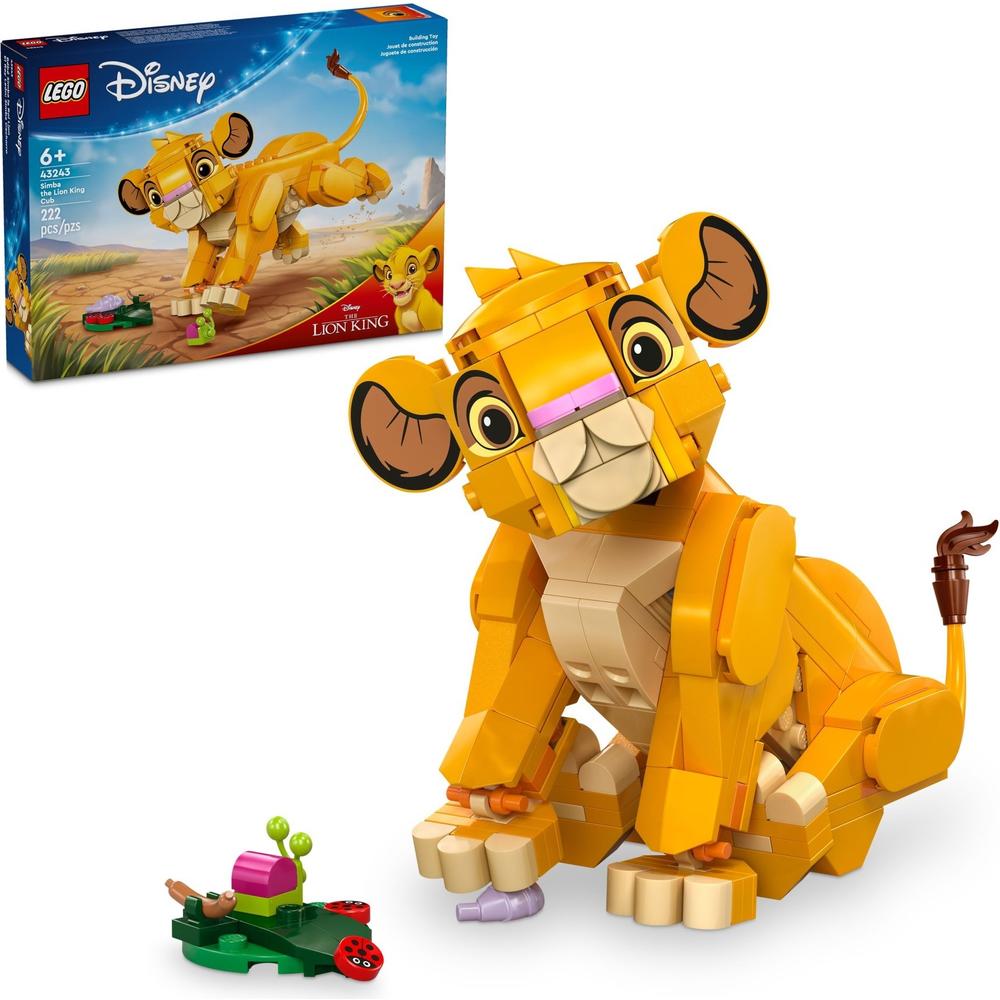 LEGO 乐高 积木拼装迪士尼43243 小狮子王辛巴6岁+女孩儿童玩具生日礼物 154元