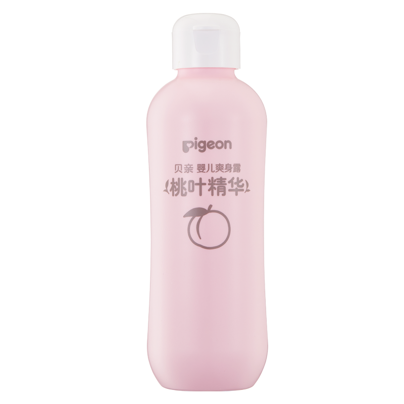 再降价：贝亲（Pigeon）桃叶精华 婴儿液体爽身露 四季通用 200ml 22.9元（需领