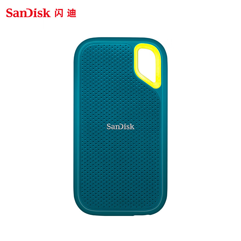 SanDisk 闪迪 至尊极速系列 E61 卓越版 USB3.2 移动固态硬盘 Type-C 2TB 松柏青 1089