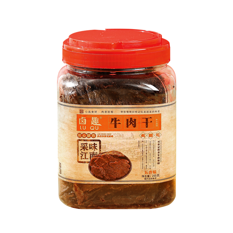 88VIP：卤趣 LU QU 卤趣 温州卤牛肉干250g 39.43元（需买2件，共78.85元）