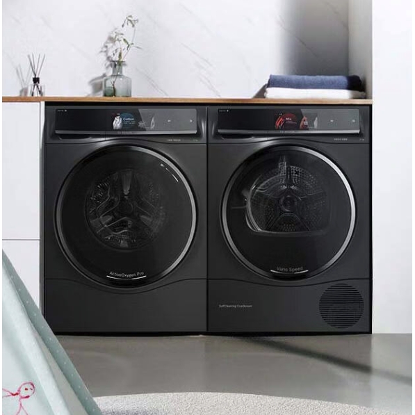 以旧换新补贴：BOSCH 博世 WGC854C30W+WQC855C30W 洗烘套装 10KG 星际黑 19984元包邮