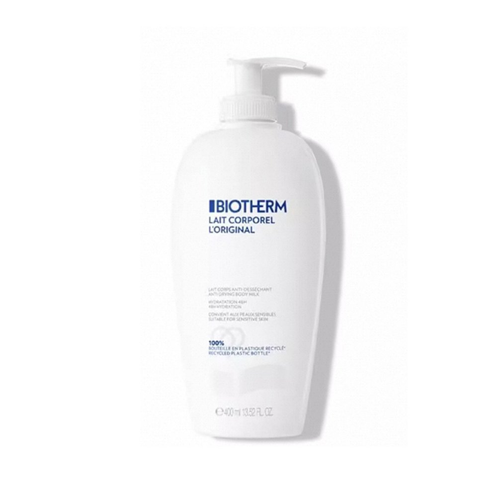 BIOTHERM 碧欧泉 欧洲直邮Biotherm碧欧泉大白瓶清爽补水牛奶保湿身体乳400ml 161.