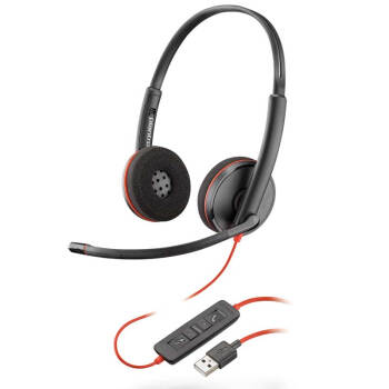 Poly 博诣 缤特力（Plantronics）C3220 双耳话务耳机耳麦/降噪麦克风/USB线控 315.1