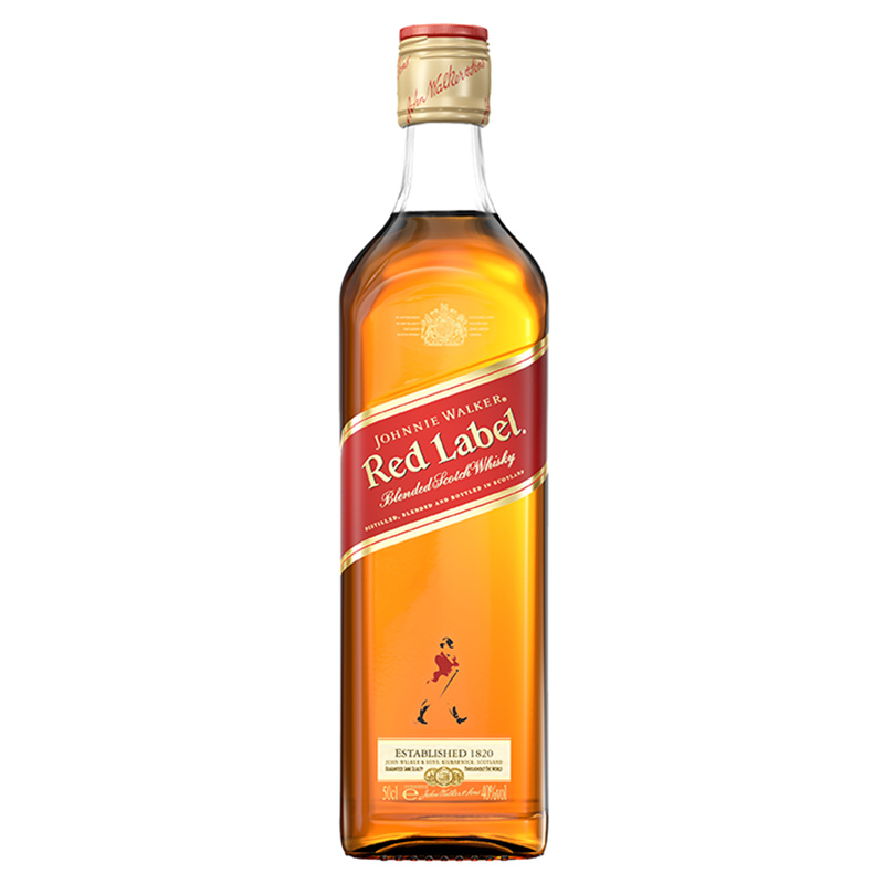 JOHNNIE WALKER 尊尼获加 红牌红方苏格兰威士忌500ml烈酒特调英国进口 59.85元