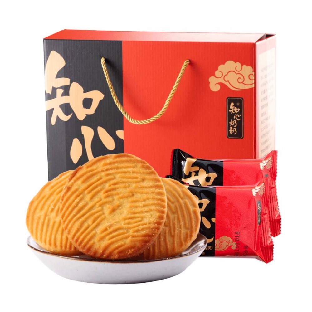 88VIP：知心奶奶 猴头菇饼干年货礼盒1250g 31.16元