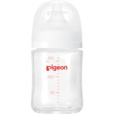 plus，概率券：贝亲（Pigeon） 婴儿玻璃奶瓶 自然实感第3代 宽口径 160ml AA186 S
