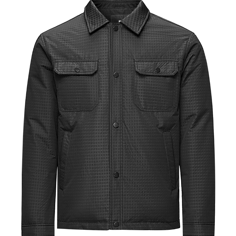 海澜之家 羽绒服男 山不在高 远红外翻领外套 黑色 8K 209元(需领券)