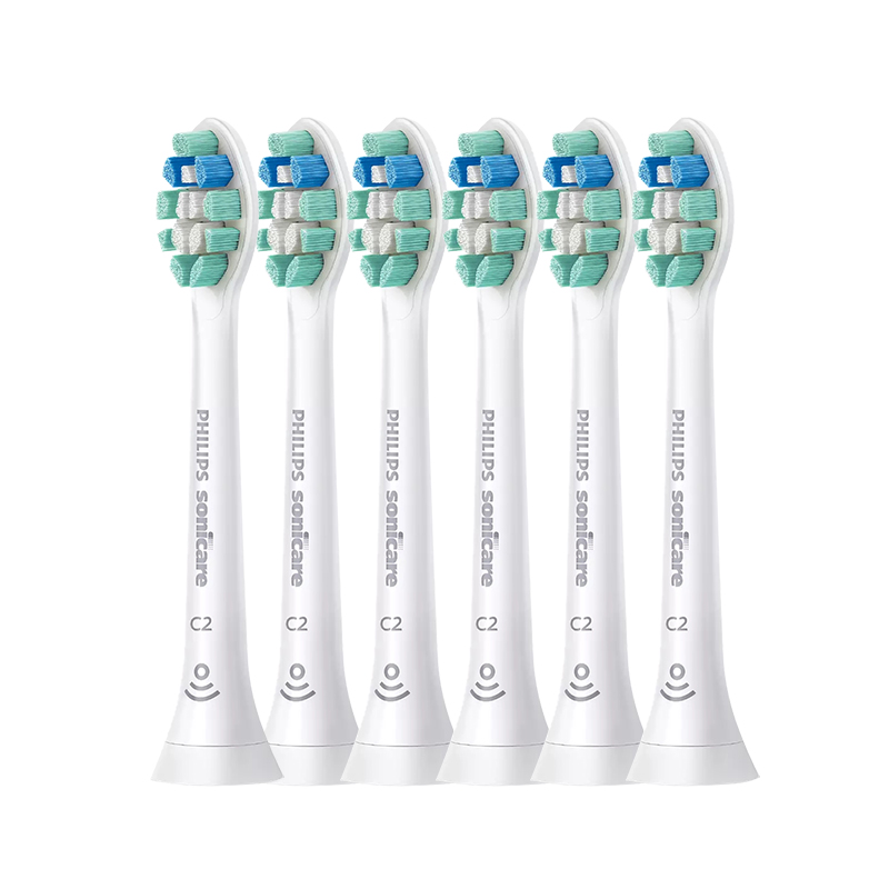 PHILIPS 飞利浦 牙菌斑防御型系列 HX9023/67 电动牙刷刷头 白色 6支装 156元（需