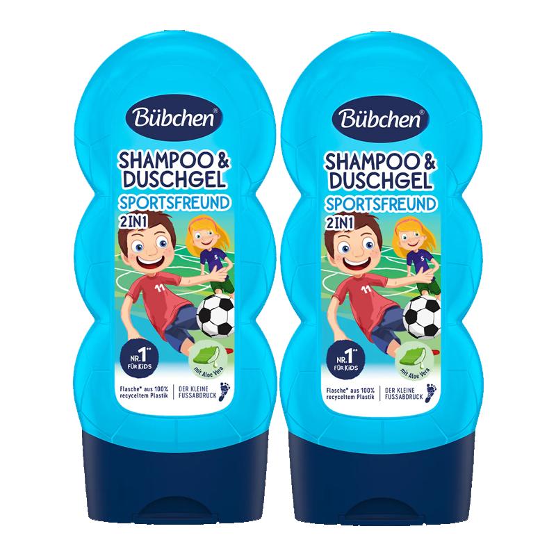 Bübchen 德国Bubchen贝臣儿童洗发水沐浴露二合一3-12岁男孩 21.58元（需用券）